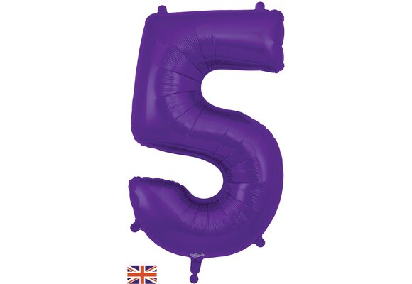 Cijfer Purple - O34" - 5