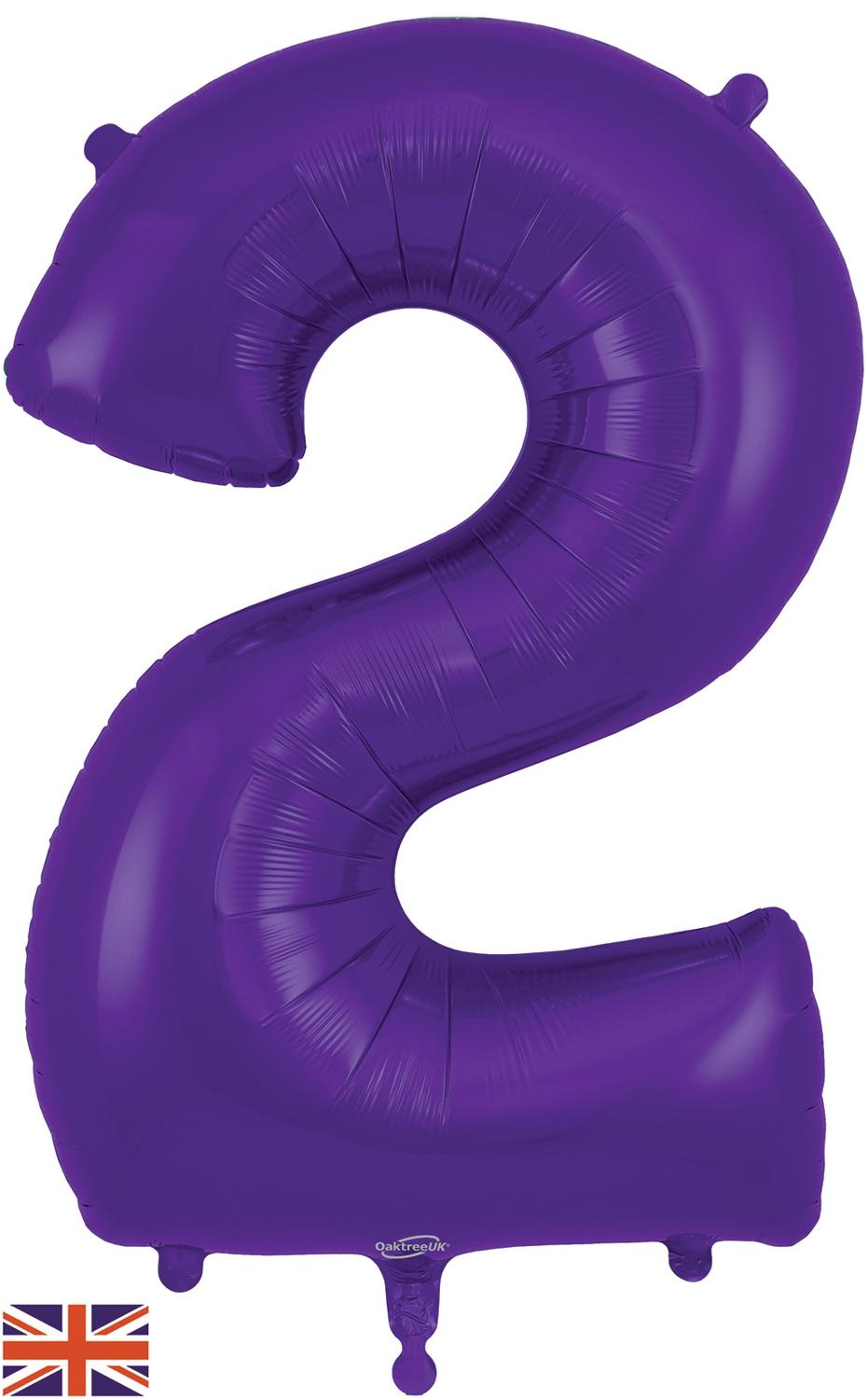 Cijfer Purple - 2 - Oaktree - 34 inch