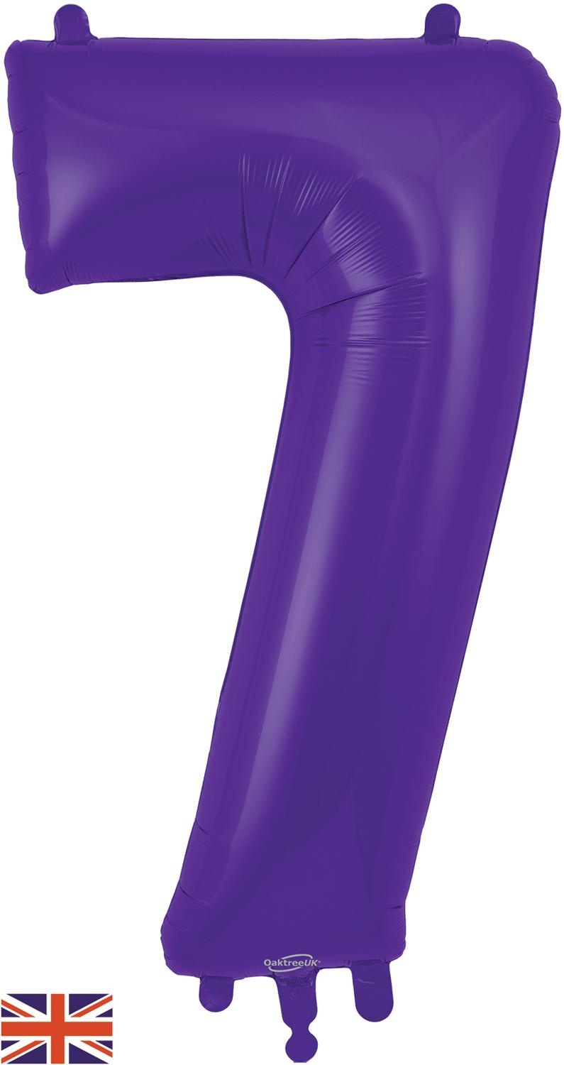 Cijfer Purple - 7 - Oaktree - 34 inch
