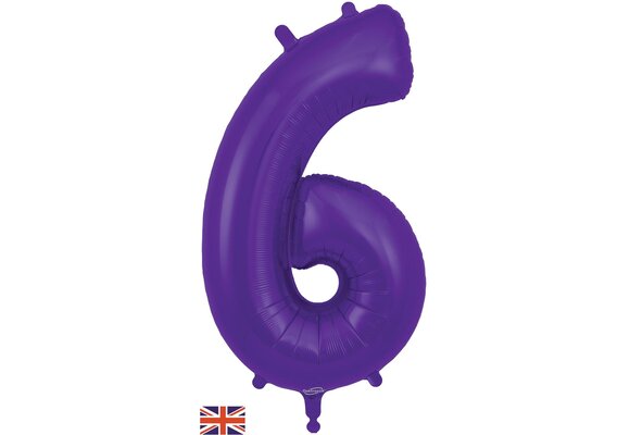 Cijfer Purple - O34" - 6