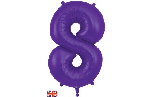 Cijfer Purple - 8 - Oaktree - 34 inch