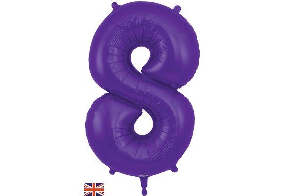 Cijfer Purple - O34" - 8