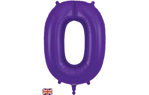 Cijfer Purple - 0 - Oaktree - 34 inch