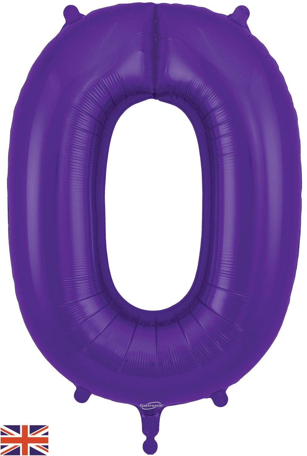 Cijfer Purple - 0 - Oaktree - 34 inch