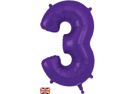 Cijfer Purple - O34" - 3