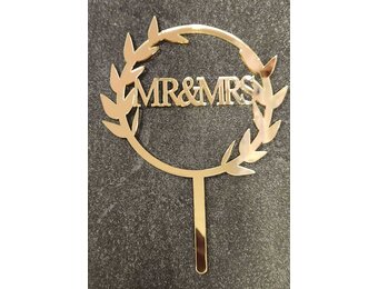 LS - TAARTSTEKER -  GOUD - 17,5x 12,5cm