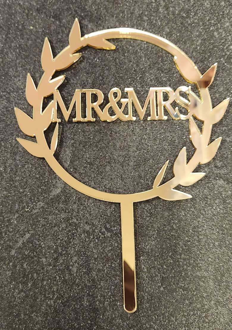 LS - TAARTSTEKER -  GOUD - 17,5x 12,5cm