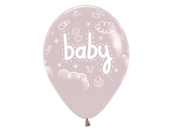 R12 - Baby - Pastel Dusk Rose 110  - 25 Stuks