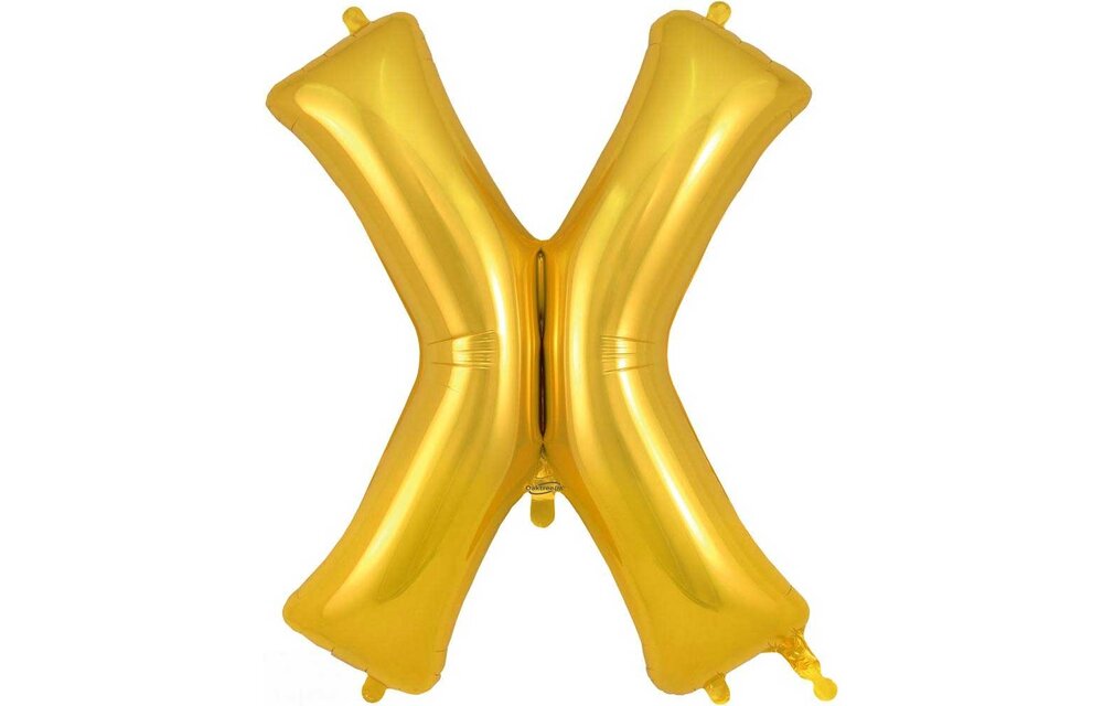 Letter Gold - X - Oaktree 34 inch