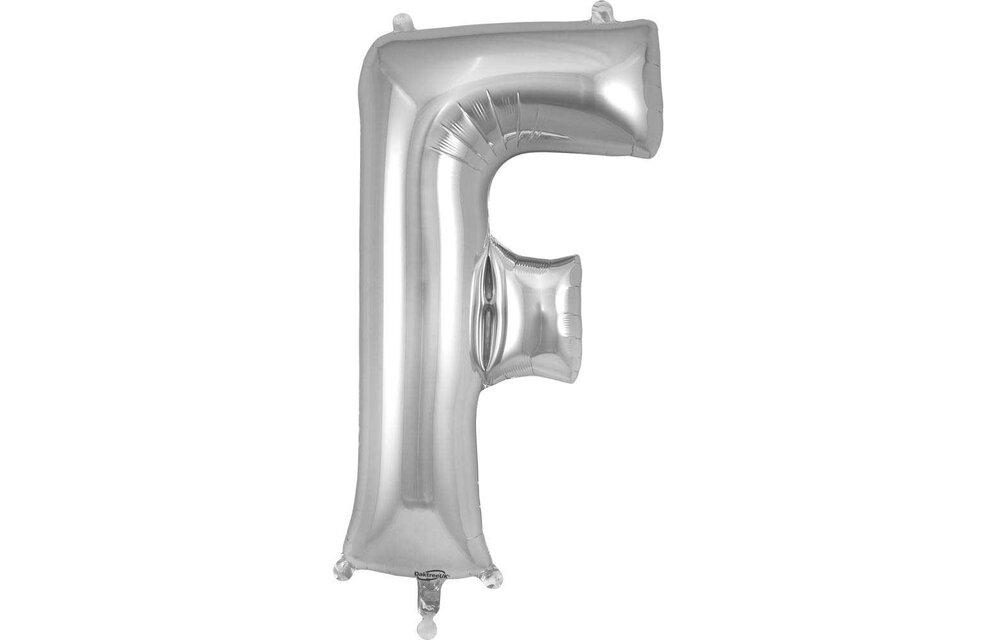 Letter Silver - F - Oaktree  34 inch