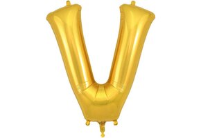 Letter Gold - V - Oaktree 34 inch