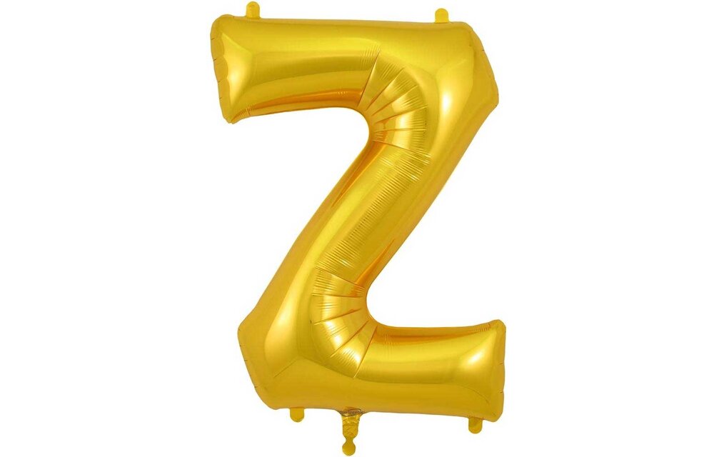 Letter Gold - Z - Oaktree 34 inch