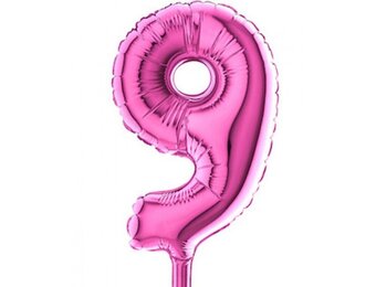 Cijfer MICRO Fuchsia 7" - 9 - 3 stuks