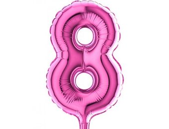 Cijfer MICRO Fuchsia 7" - 8 - 2 stuks