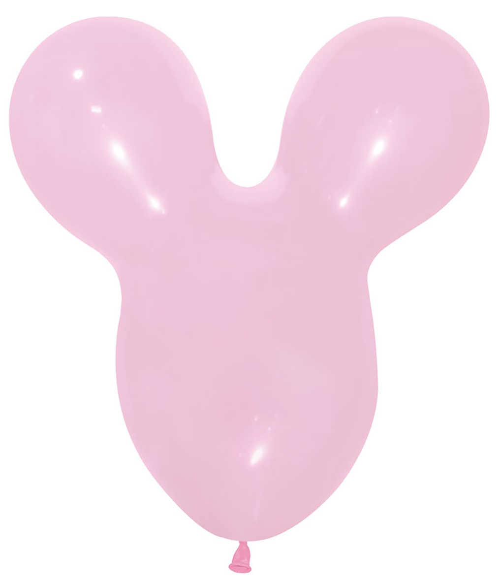 Mouse Head - Pink - 009 - 25 Stuks