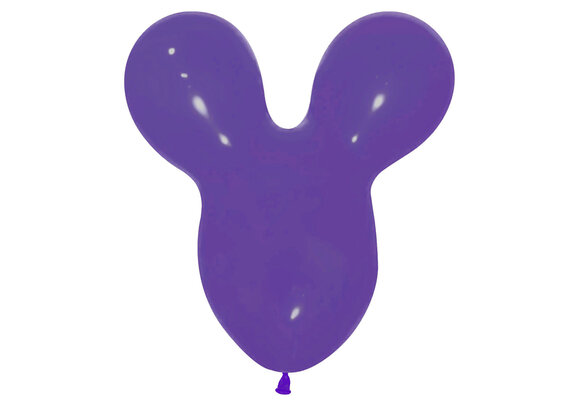 Mouse Head - Violet - 051 - 25 pcs