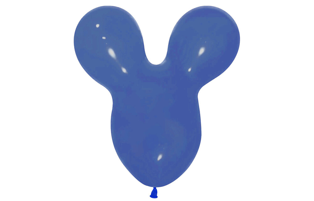 Sempertex Mouse Head - Royal Blue - 041 - 25 Stuks