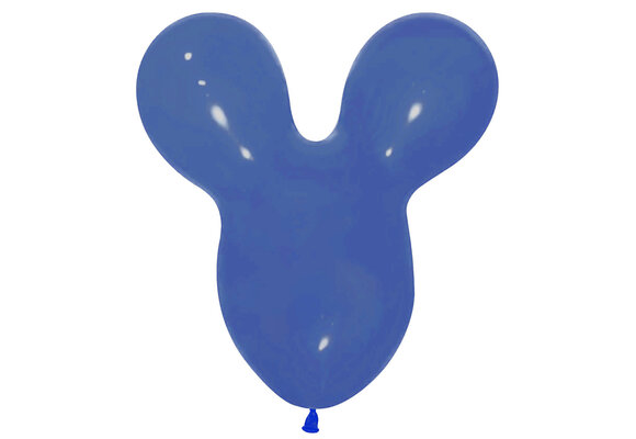 Mouse Head - Royal Blue - 041 - 25 pcs