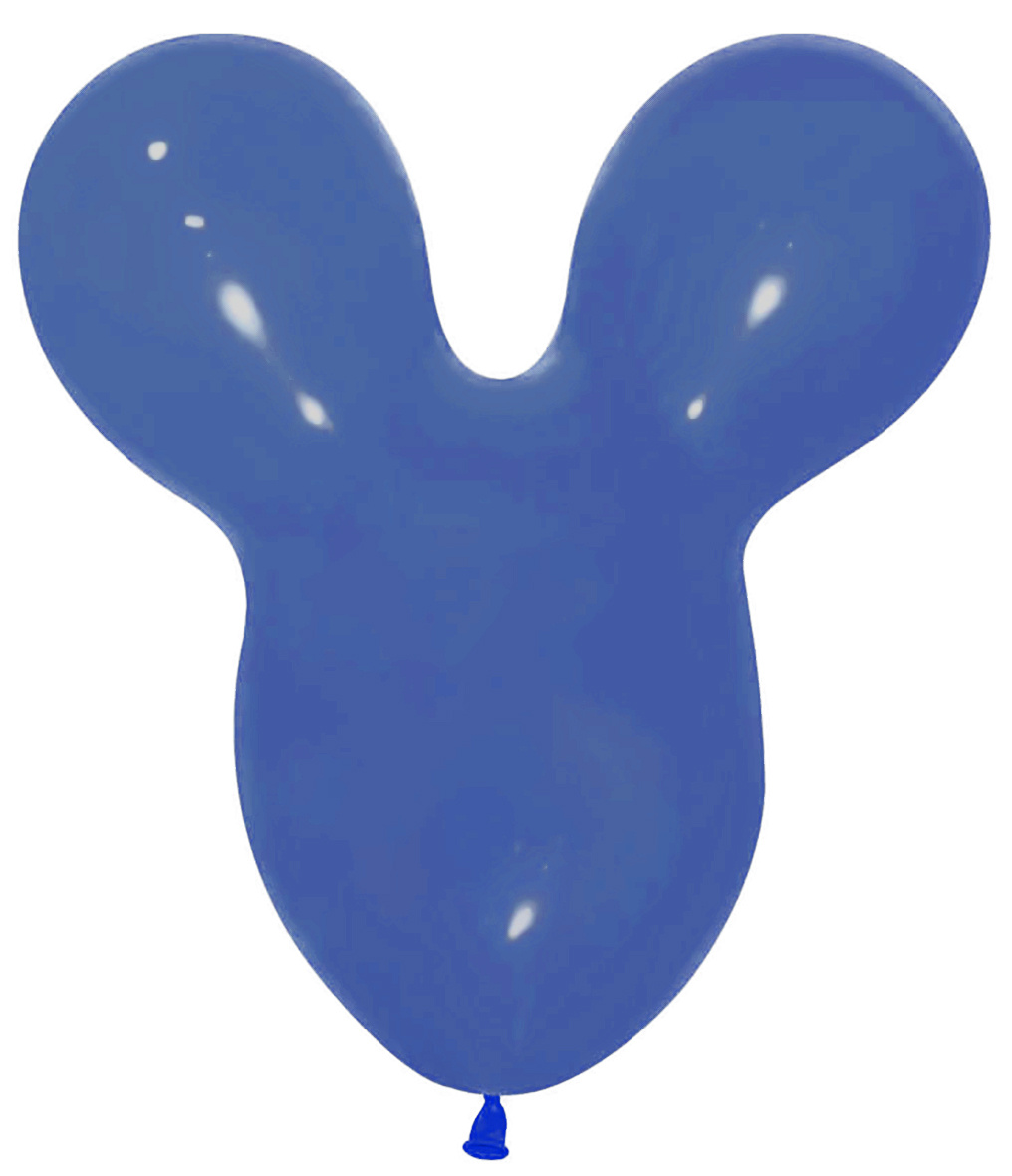 Mouse Head - Royal Blue - 041 - 25 Stuks