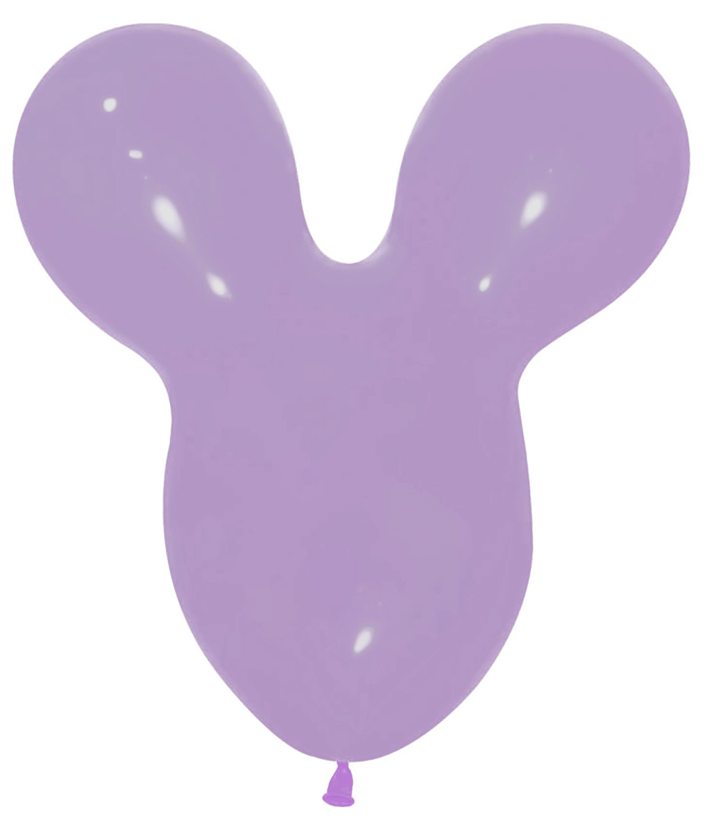 Mouse Head - Lilac - 050 - 25 Stuks