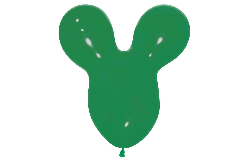 Sempertex Mouse Head - Forest Green - 032 - 25 pieces