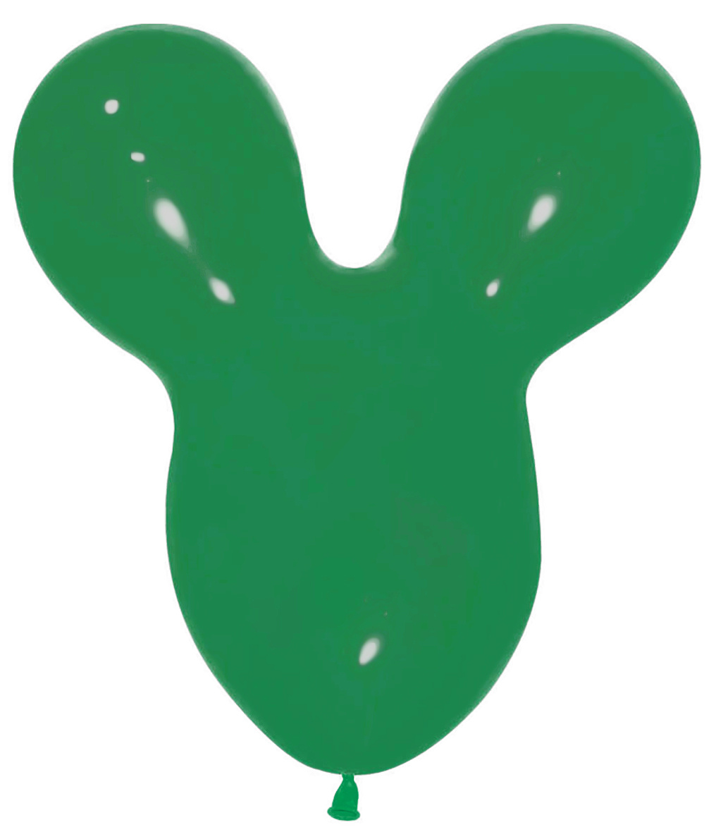 Mouse Head - Forest Green - 032 - 25 Stuks