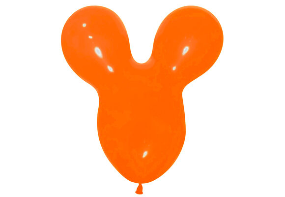 Mouse Head - Orange - 061 - 25 Stuks
