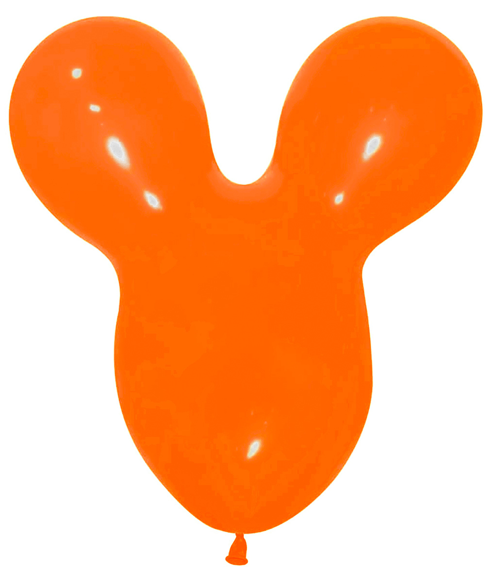 Mouse Head - Orange - 061 - 25 Stuks