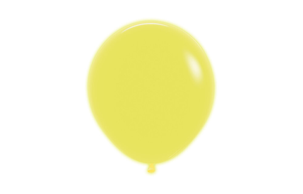 18 inch Sempertex - Neon Yellow 220 - 25 pieces