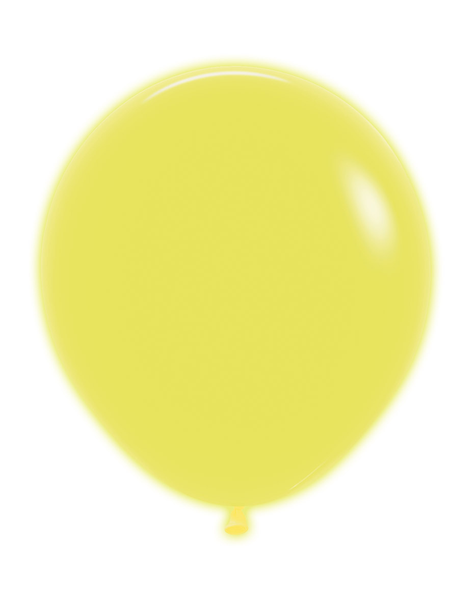 18 inch Sempertex - Neon Yellow 220 - 25 pieces
