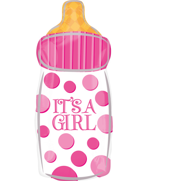 It's A Girl Baby Bottle - A25cm x 58cm
