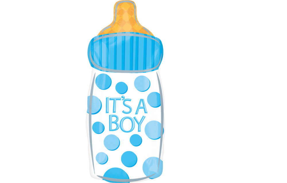 It's A Boy Baby Bottle -25cm x 58cm - Anagram