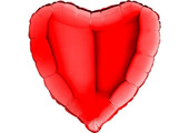 Heart - Red 18"/45cm - 5 pcs