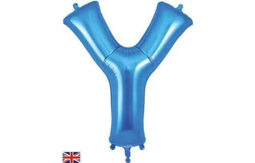 Letters Blue - BOY - 34 inch - Oaktree