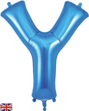Letters Blue - BOY - 34 inch - Oaktree