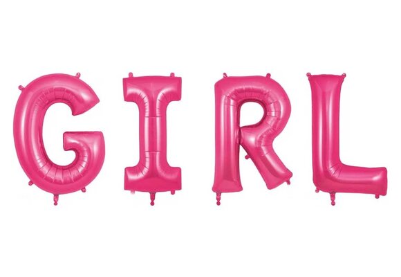 Letter Magenta - NS34"/86cm - GIRL