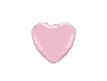 Heart - Pearl Pink - Qualatex 9 inch - 1 stuks