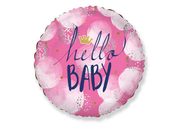 MICROFOIL - Hello Baby Girl - 14 inch - Flex