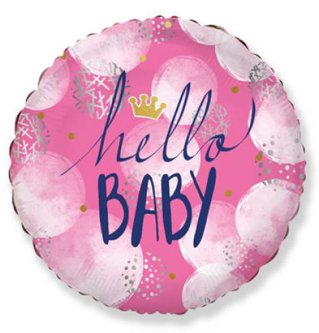 MICROFOIL - Hello Baby Girl - Flex - 14 inch - leeg