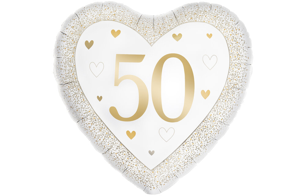 Heart - Number 50 Gold - Oaktree - 18 inch
