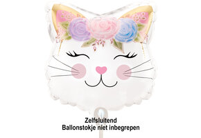 MICRO - Cat Head Flowers - Oak - 9 inch - zelfsluitend