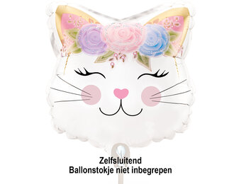 MICRO - Cat Head Flowers - Oak - 9 inch - zelfsluitend