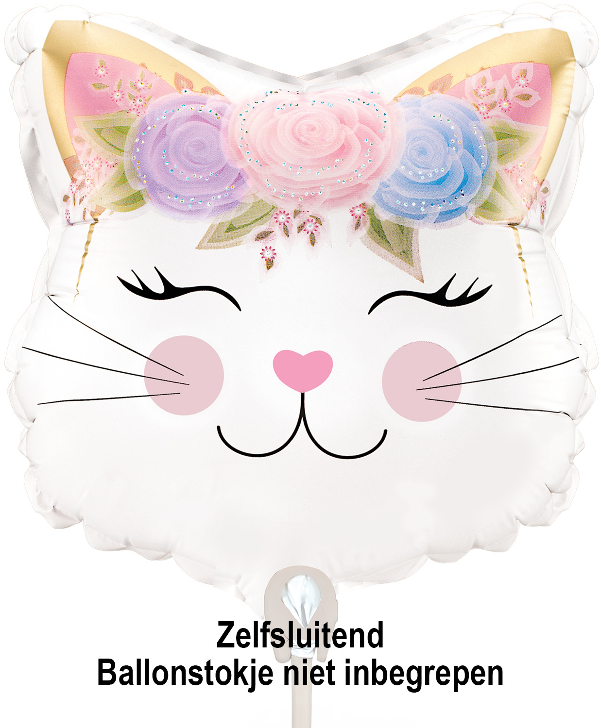 MICROFOIL - Cat Head Flowers - Oak - 9 inch - zelfsluitend