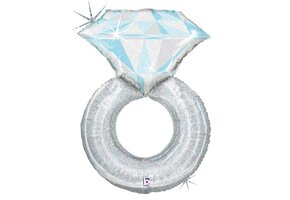 Platinum Silver Ring - 38 inch - Betallic