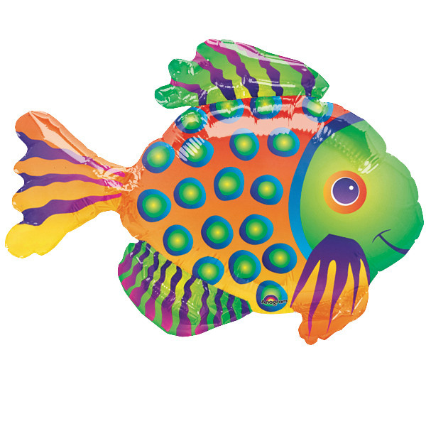 MICROFOIL - Tropical Fish - Anagram - 14 inch - leeg
