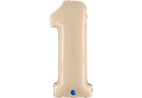 Cijfer Satin Cream 1 - 26 inch - Grabo