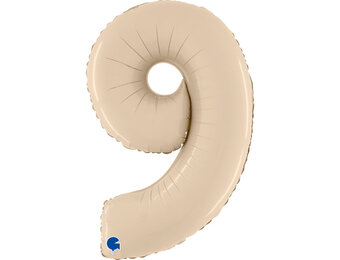 Cijfer Satin Cream 9 - 26 inch - Grabo