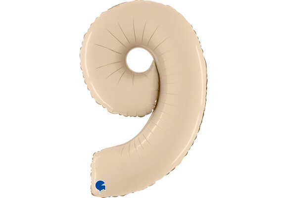 Cijfer Satin Cream 9 - 26 inch - Grabo