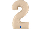Cijfer Satin Cream 2 - 26 inch - Grabo