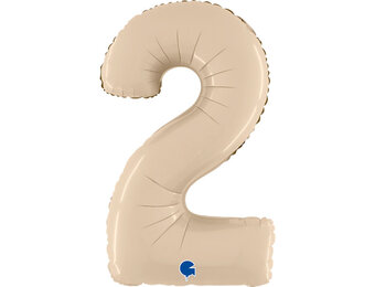 Cijfer Satin Cream 2 - 26 inch - Grabo